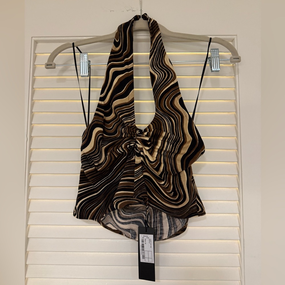 MOTEL groovy halter with tags